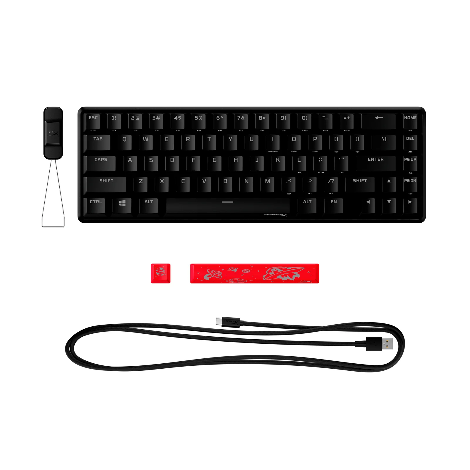HyperX Alloy Origins 65 - Mechanical Gaming Keyboard - HX Red (US Layout) - Image 6