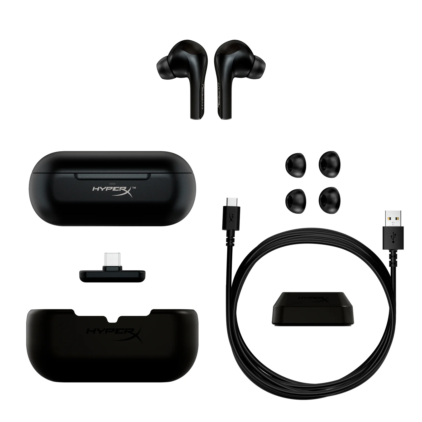 HyperX Cloud MIX Buds Wireless Headphones (Black) - Image 6